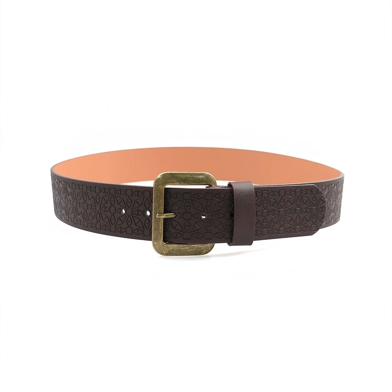 AGP PARIS Brown Wide Women's Belt