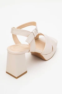 Prologue Shoes Womens Lisbon Platform Block Heel Sandal