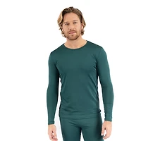 Leveret Men's Boho Solid Thermal Pajama Set