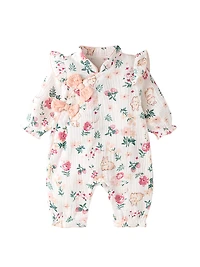 MyKids-USA Autumn Baby Girl Style Home Clothes Romper