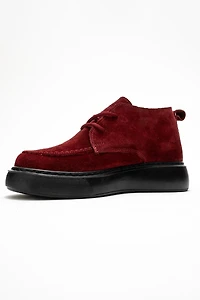 Forever & Always Womens Lilya Leather Chukka Boot