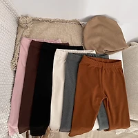 MyKids-USA Baby Solid Color Soft Cotton Elastic Warm Quality Leggings