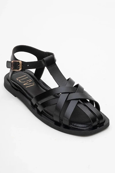 Forever & Always Womens Andres Leather Sandals