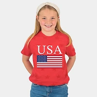 The Juniper Shop - USA Flag Solid Youth Short Sleeve Star Tee