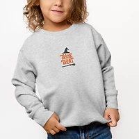 The Juniper Shop - Toddler Graphic Sweatshirt Embroidered Broom Trick or Treat