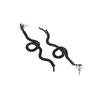 AGP PARIS Womens Swaying Snake Drop Earrings