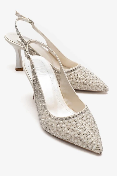 Prologue Shoes Womens Linnea Stiletto Slingback Pump