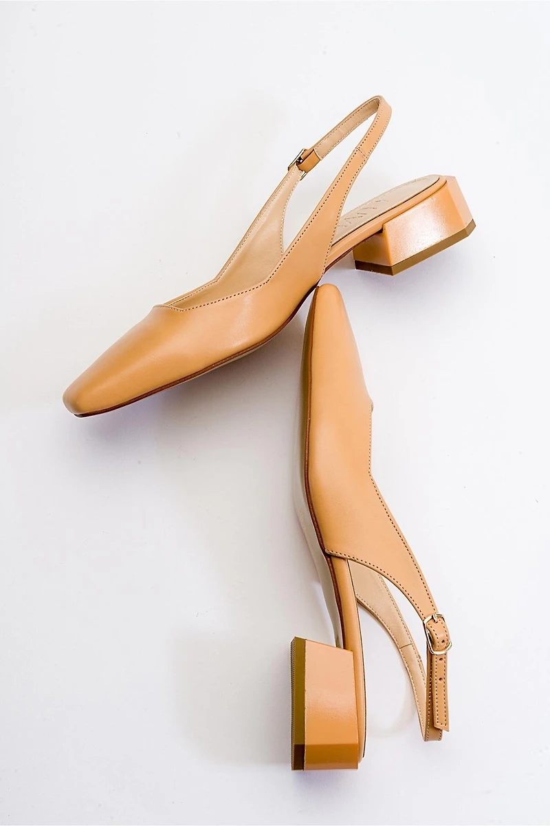 Prologue Shoes Womens State Round Toe Slingback Pump