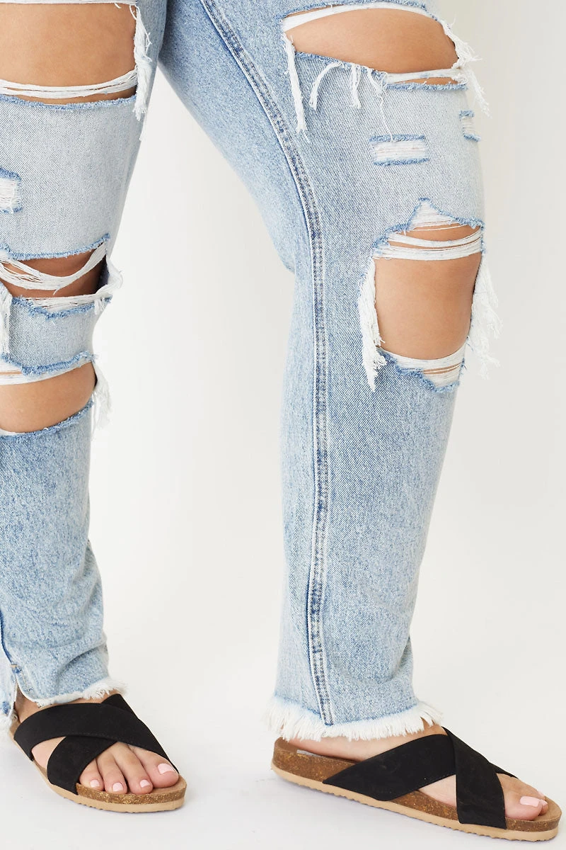 KanCan Women's Plus Ultra High Rise Mom Juliet Jeans