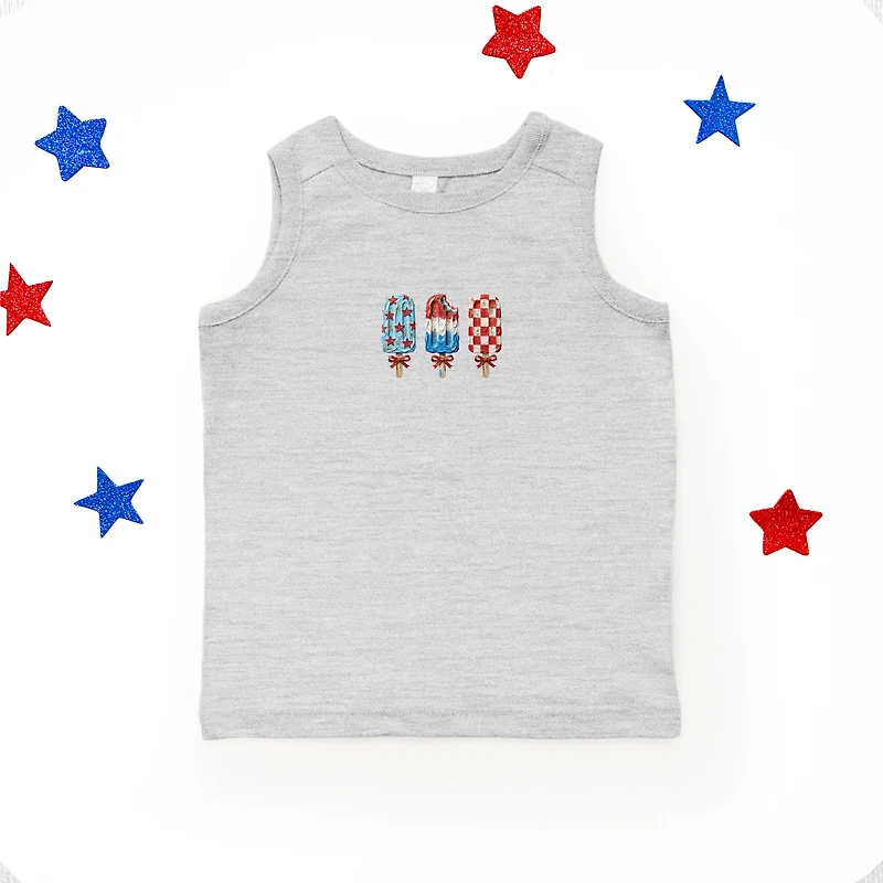 The Juniper Shop - Patriotic Popsicles Youth Tank Top