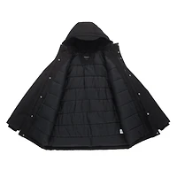 Rokka&Rolla Mens Hooded Mid-Length Parka Jacket