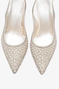 Prologue Shoes Womens Linnea Stiletto Slingback Pump