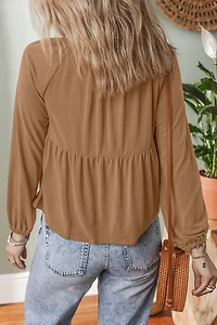 Threaded Pear Women's Elodie Bust Flow Fit Blouse