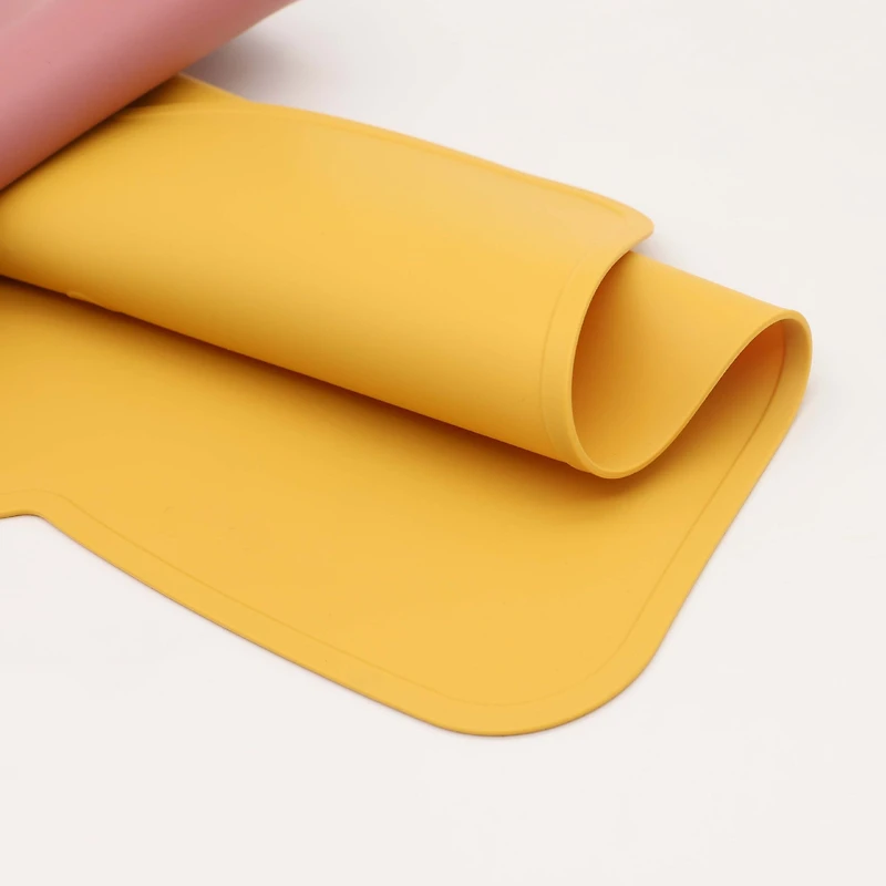 MyKids-USA Baby Bear Shape Silicone Washable Insulated Placemat
