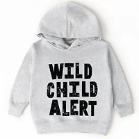 The Juniper Shop - Wild Child Alert Distressed Toddler Hoodie
