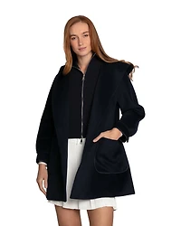 Belle & Bloom Womens Next To You Hooded Wool Blend Coat