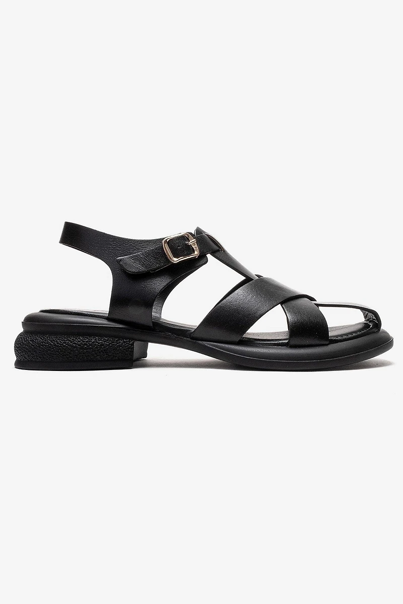 Forever & Always Womens Guido Leather Sandals