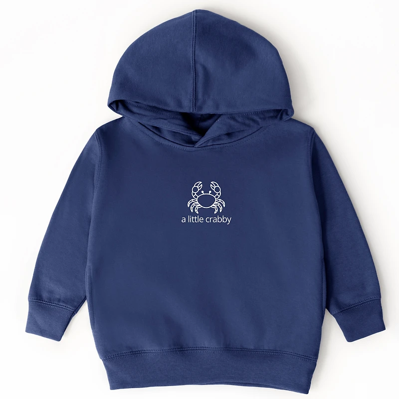 The Juniper Shop - A Little Crabby Outline Toddler Hoodie