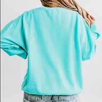 Simply Sage Market - Apparently, I Like Dogs Women's Lightweight Garment Dyed Sweatshirt