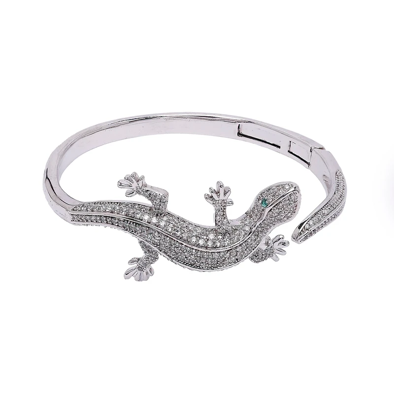 AGP PARIS Womens Diva Lizard Cuff Bracelet