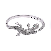 AGP PARIS Womens Diva Lizard Cuff Bracelet