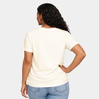 Simply Sage Market - Sunday Mornings Hit Different Stripes Women's Short Sleeve Graphic T-Shirt