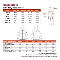 Rokka&Rolla Little & Big Kid Girls Reversible Lightweight Puffer Jacket