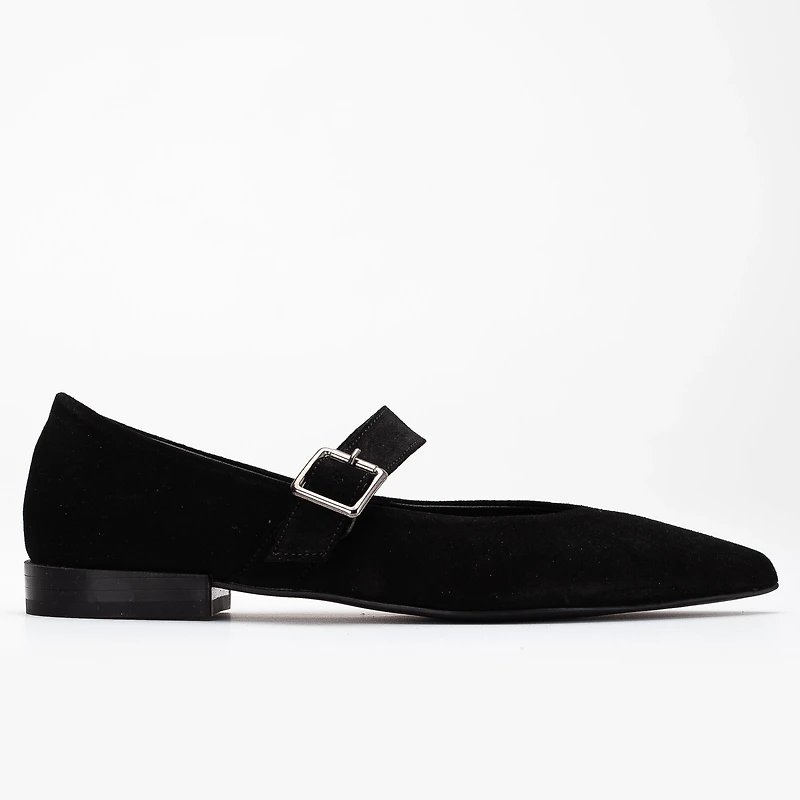 Forever & Always Womens Willow Leather Mary Jane Flats