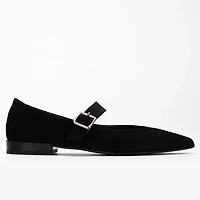 Forever & Always Womens Willow Leather Mary Jane Flats