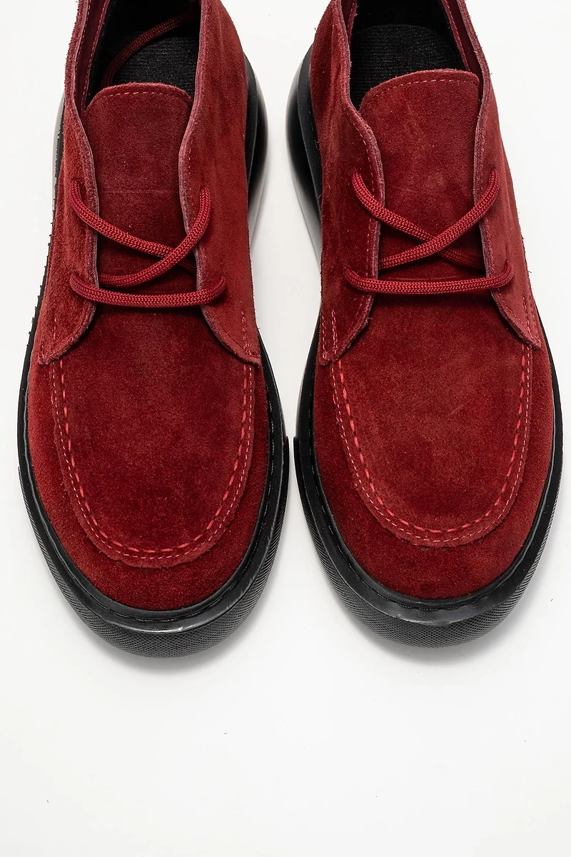 Forever & Always Womens Lilya Leather Chukka Boot