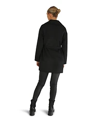 Belle & Bloom Womens Eternal Flame Wool Blend Short Robe Coat
