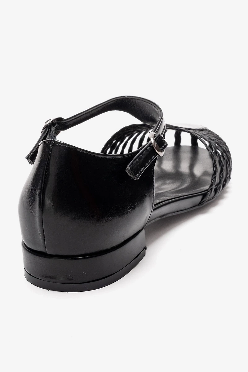 Prologue Shoes Womens Onos Woven T Strap Sandal