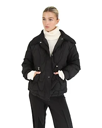 Belle & Bloom Womens See You Again Quilted Jacket