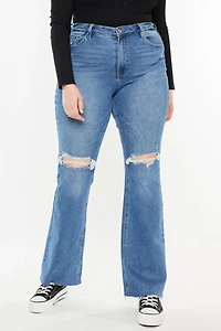 KanCan Women's Plus Essentials High Rise Bootcut Jeans Sunflower