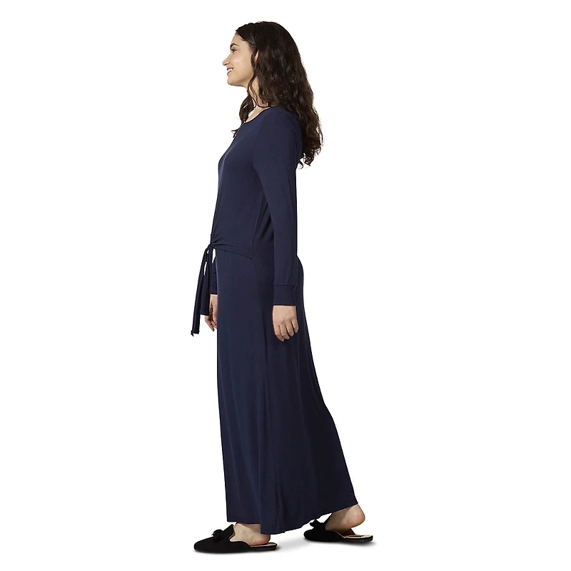 MeMoi Women's Front Tie Nursing Night Gown