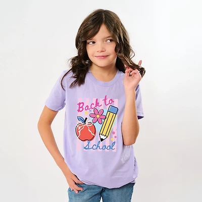 The Juniper Shop - Back To School Stripes Youth Short Sleeve Graphic T-Shirt