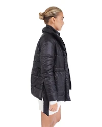 Belle & Bloom Womens Moonrise Belted Puffer Jacket