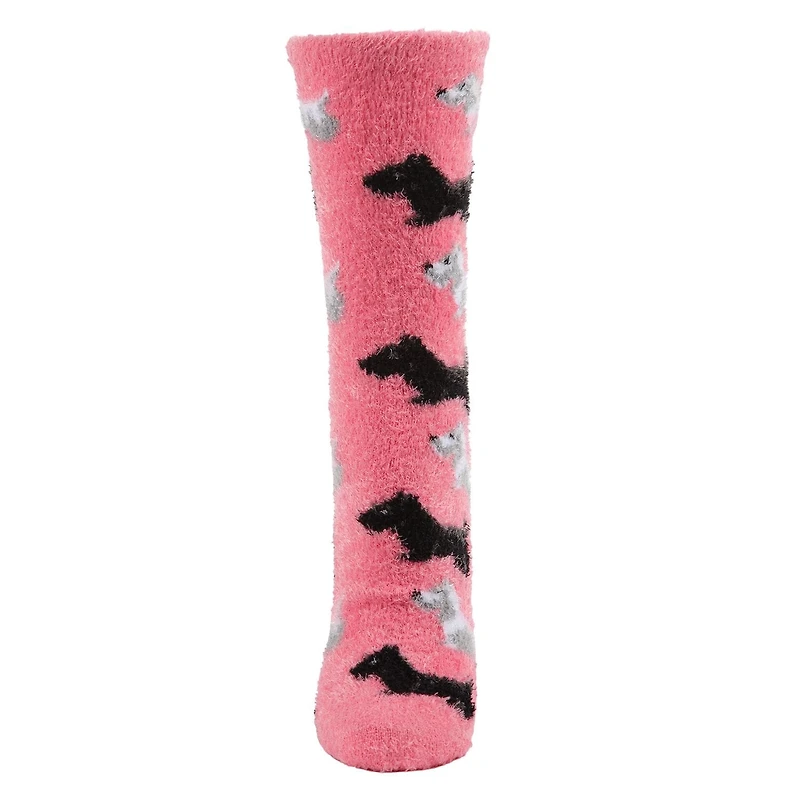 MeMoi Women's Scotties Cozy Crew Socks