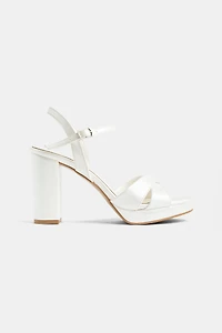Forever & Always Womens Setto Slingback Bridal High Heel Sandals