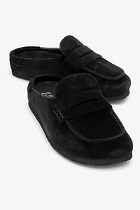Forever & Always Womens Priva Leather Slip-On Slipper
