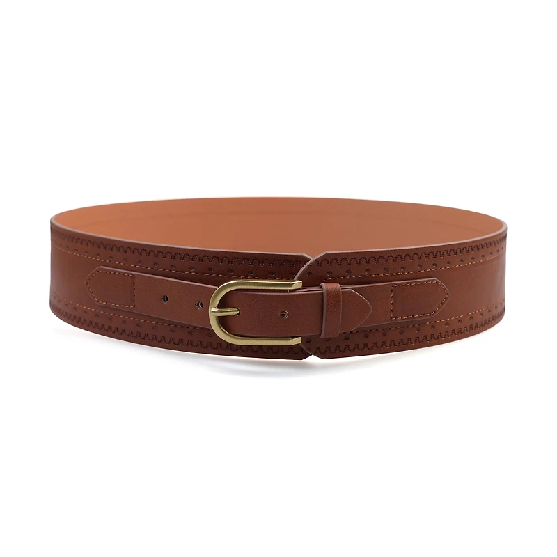 AGP PARIS Dark Brown Women's Belt