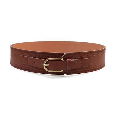AGP PARIS Dark Brown Women's Belt