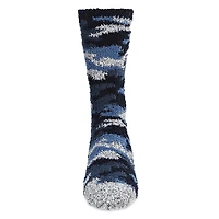 MeMoi Men's Camo Fuzzy Warm Cozy Crew Socks