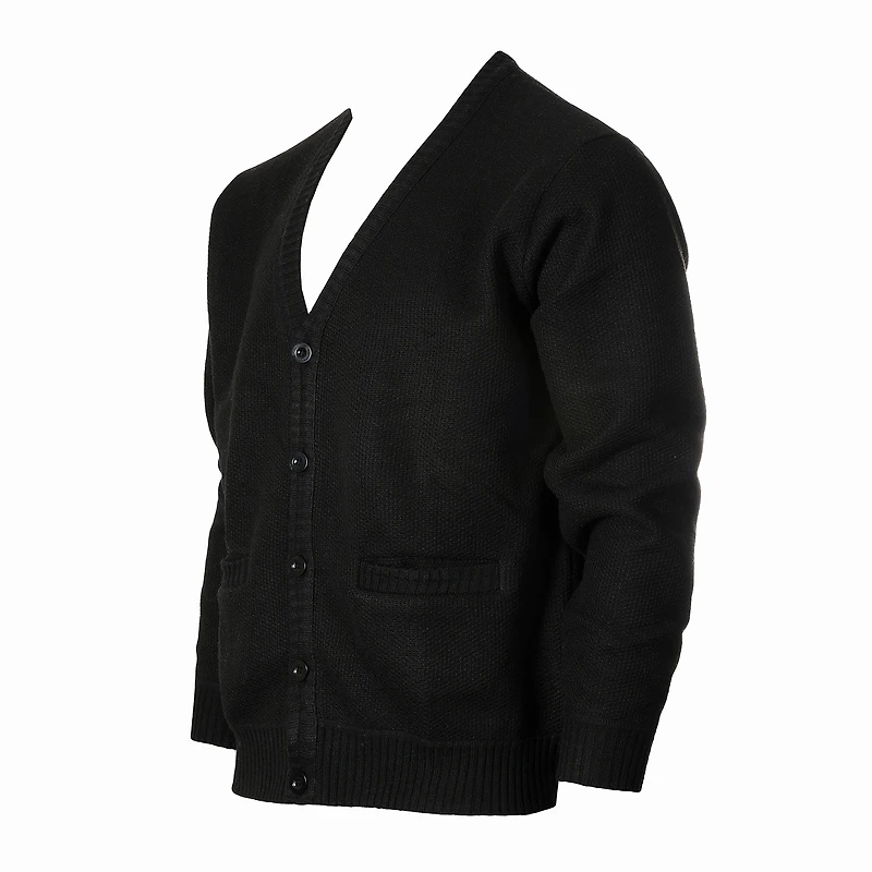 Gioberti Boy's Cardigan Sweater with Soft Brushed Flannel Lining and Pockets