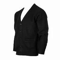 Gioberti Boy's Cardigan Sweater with Soft Brushed Flannel Lining and Pockets