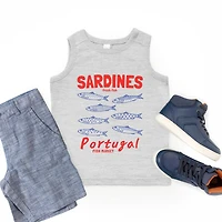The Juniper Shop - Sardines Portugal Fish Market Youth Tank Top