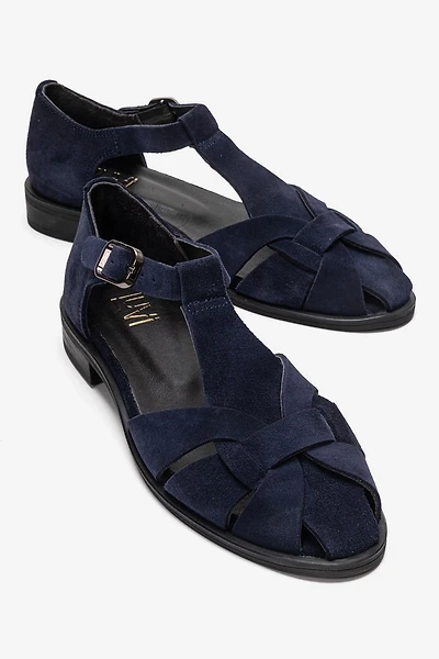 Forever & Always Womens Dexara Leather Sandals