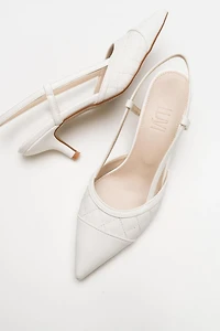 Prologue Shoes Womens Goodge Slingback Pointed Toe Pump