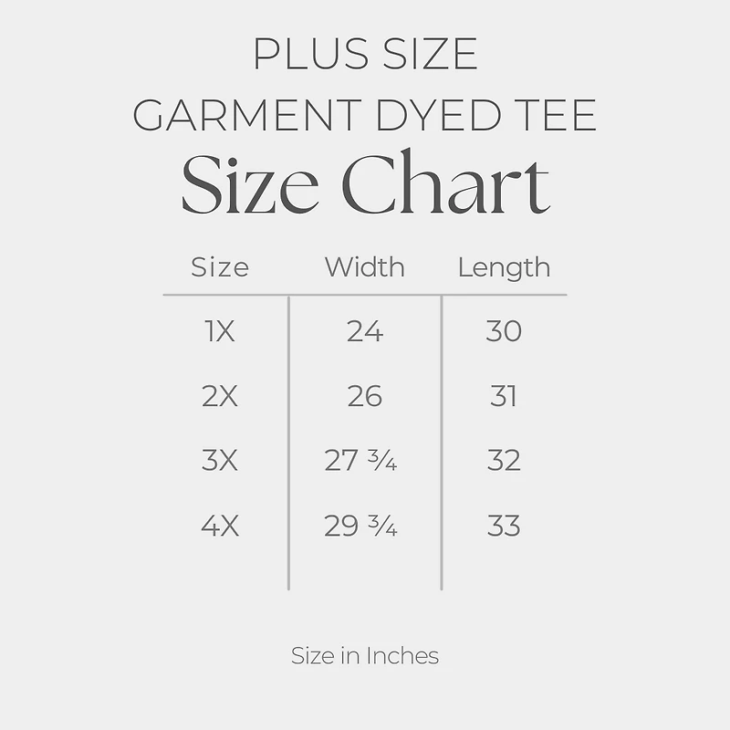 Simply Sage Market - Home Run Kinda Day Women's Plus Sized Garment Dyed Graphic T-Shirt