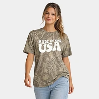 Simply Sage Market - Made The USA Puff Print Women's Heavyweight Crew